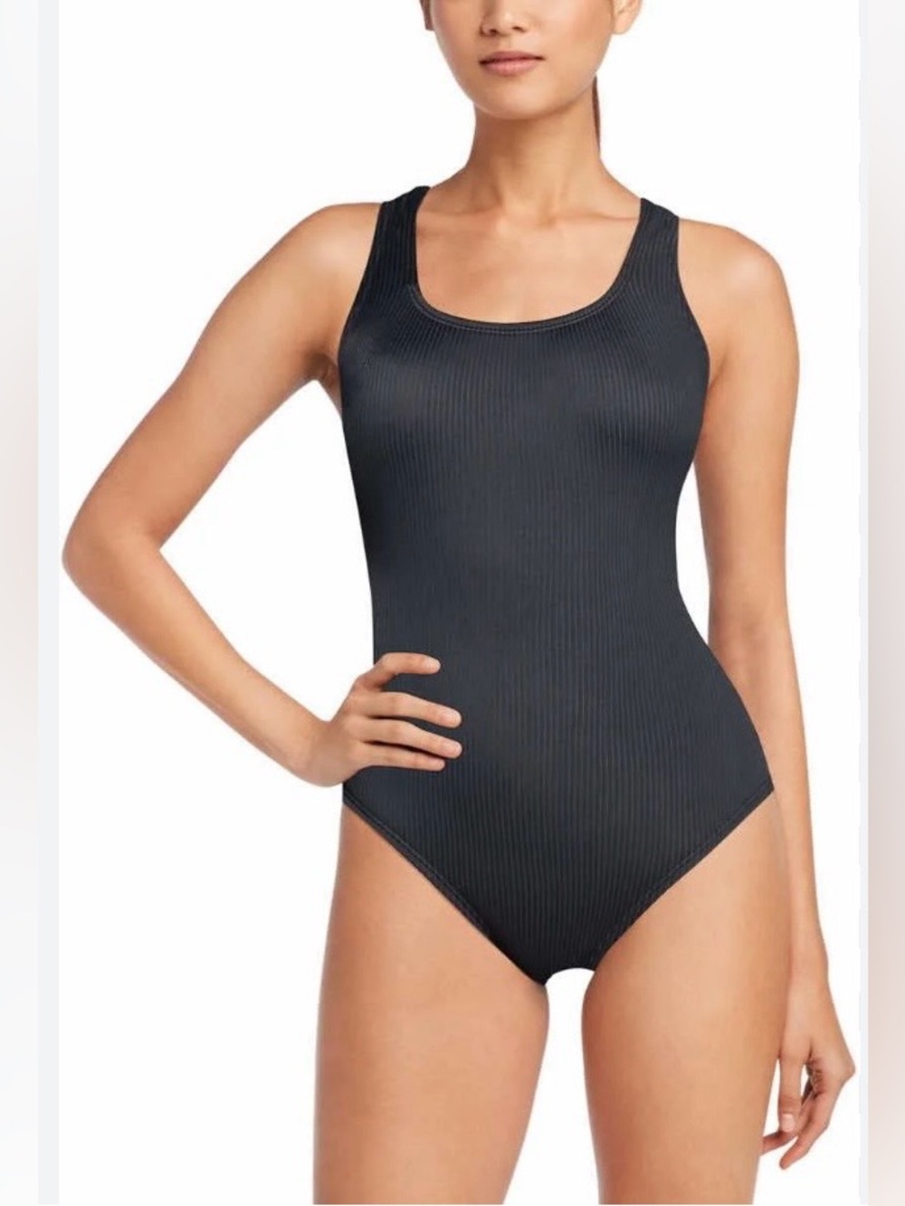Speedo Woman’s NWT Rib Ultraback One Piece Swimsuit Size L